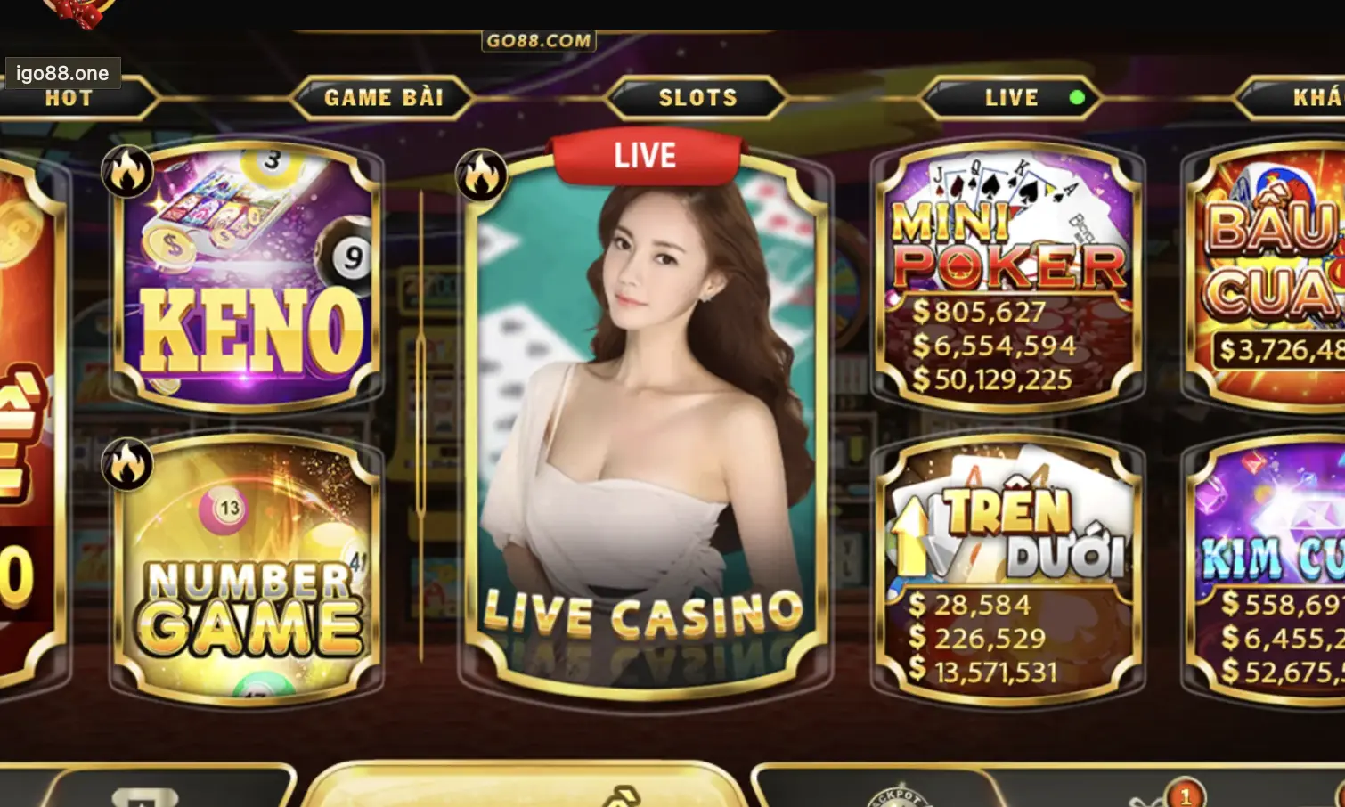 Blackjack tại Go88