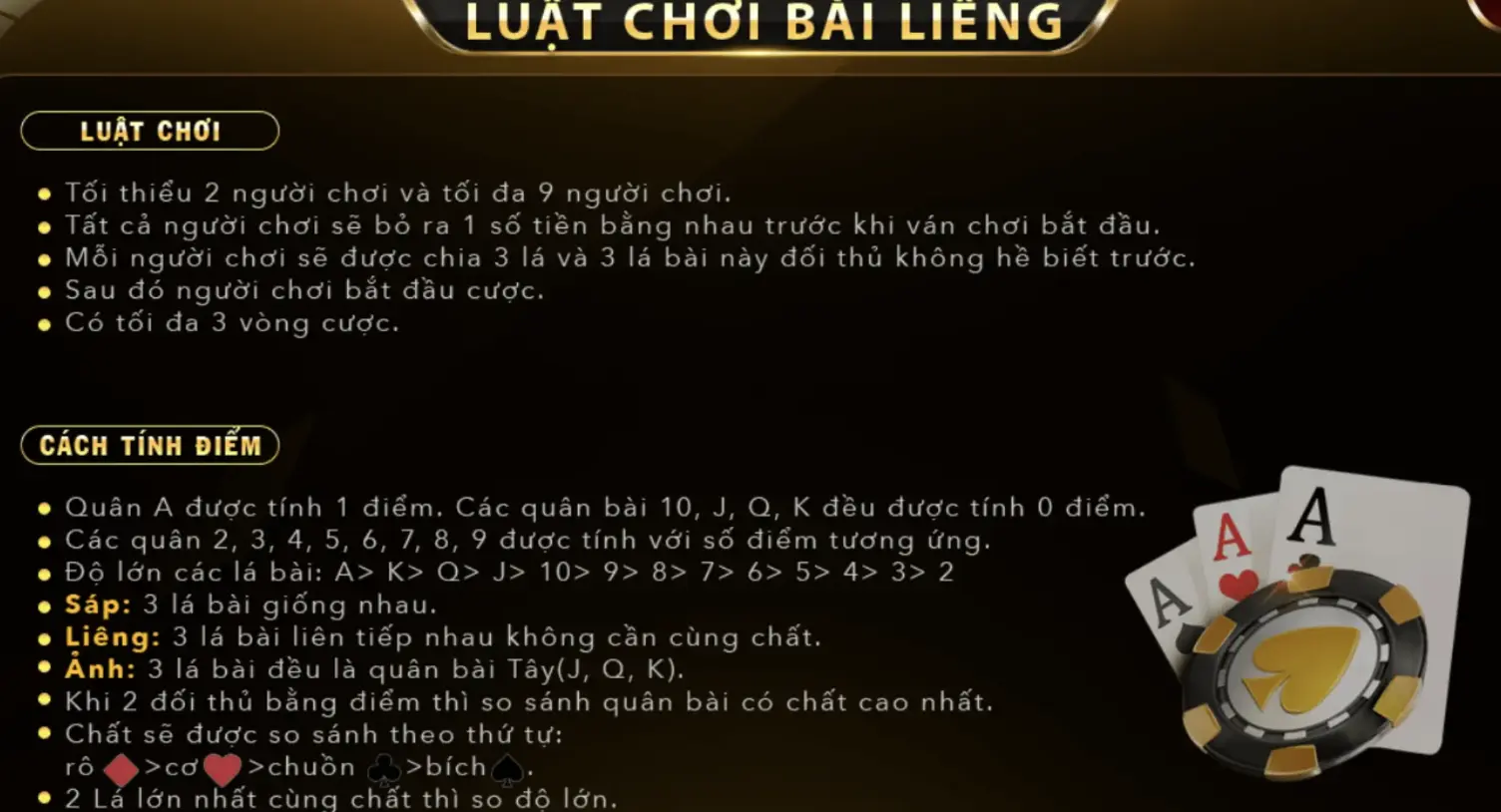 Hiểu rõ các thuật ngữ quen thuộc trong Liêng Go88