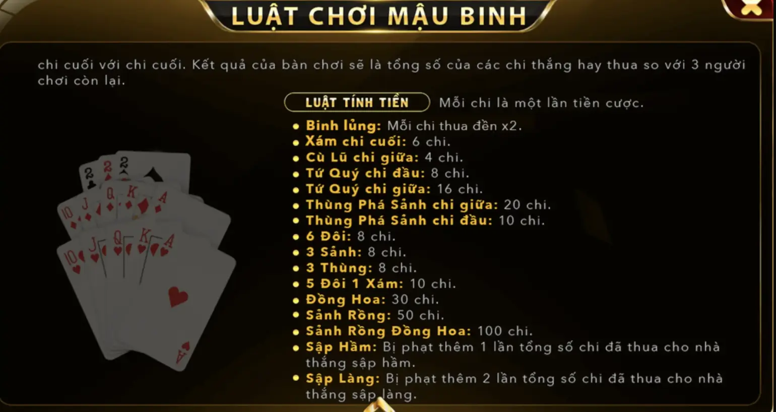 Cần quan sát đối thủ khi chơi Mậu Binh Go 88