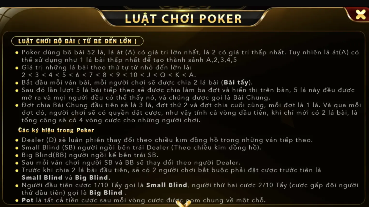 Áp dụng chiến thuật hợp lý khi chơi Poker Go88