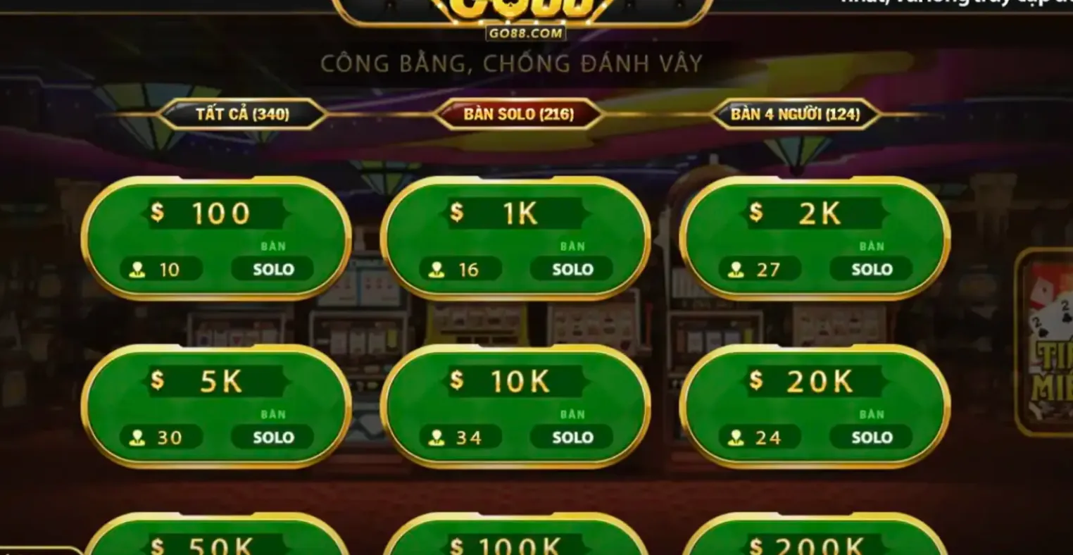 Thứ tự trong game Tiến Lên Đếm Lá Go88