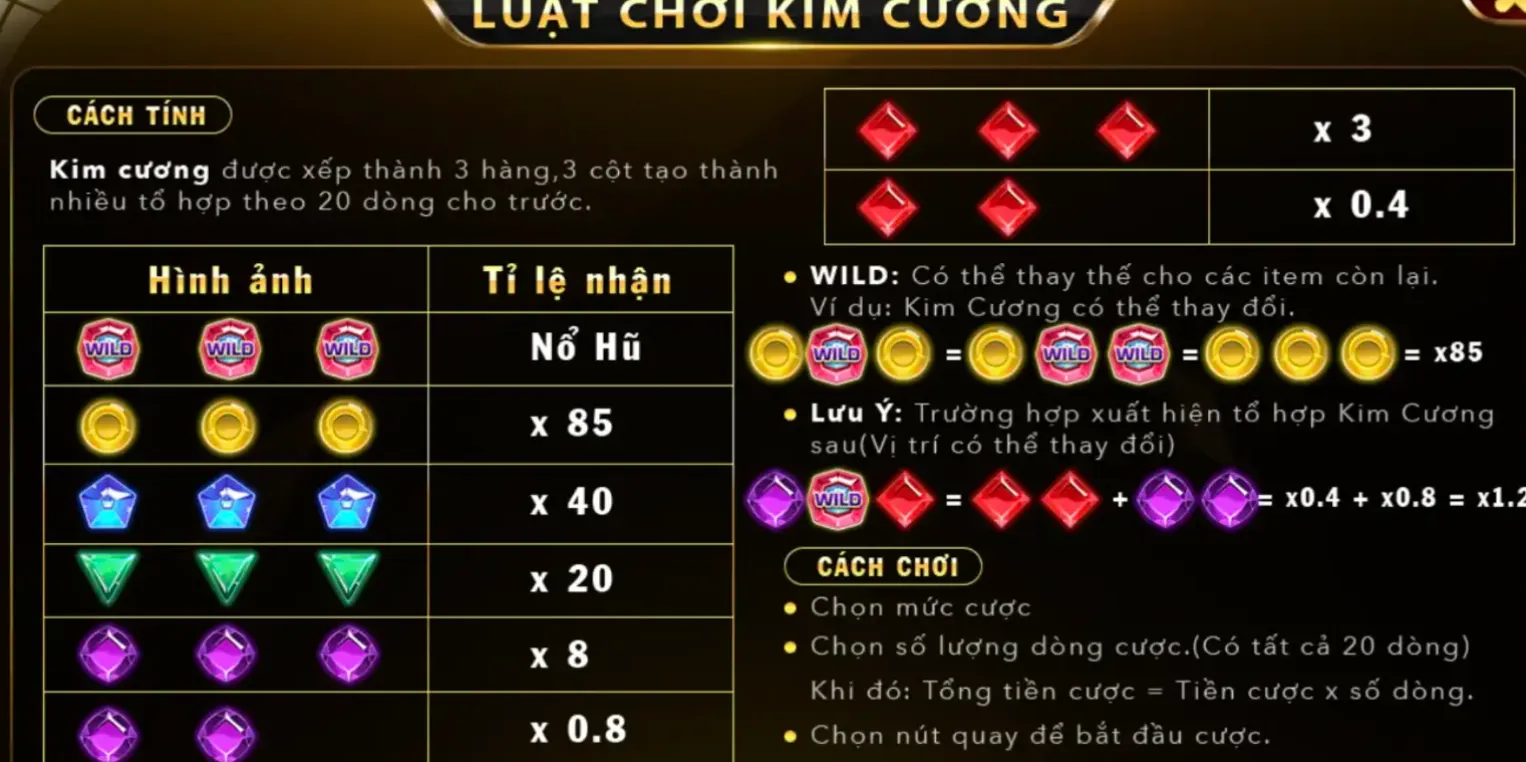 Ưu tiên loại bỏ khi chơi Kim Cương tại Go88