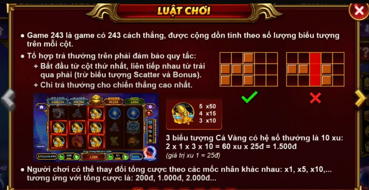 Đặt mục tiêu khi chơi Kho Báu Ngũ Linh Go88