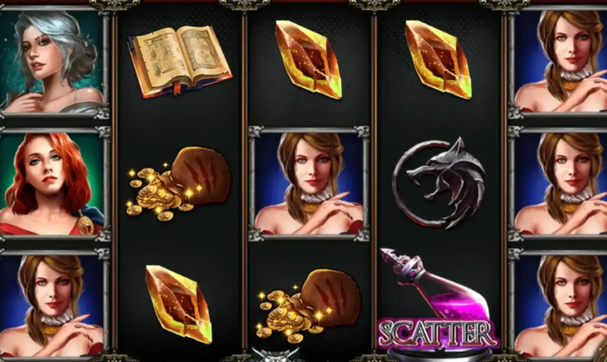 Biểu tượng tượng trưng trong slot game The Witcher