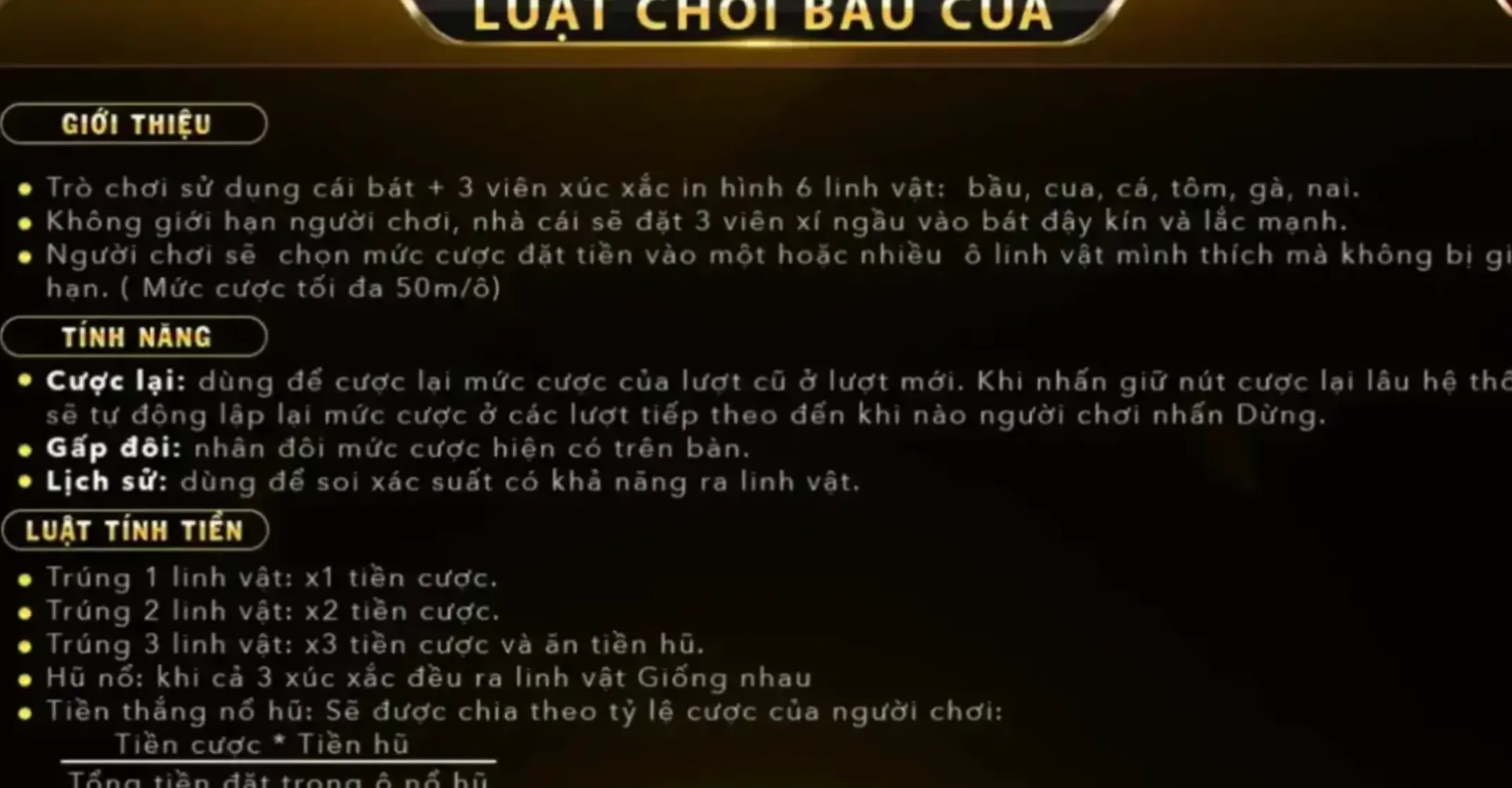 Mẹo tất thắng từ chuyên gia Bầu Cua Go88