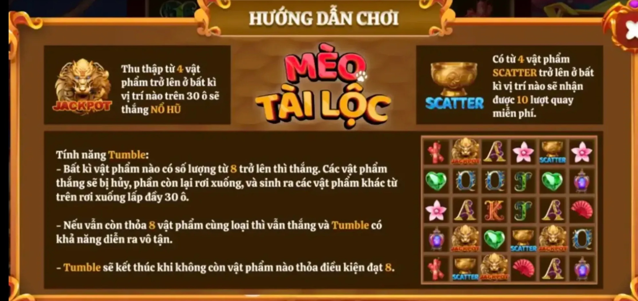 Các bước cơ bản tham gia Mèo Tài Lộc Go88