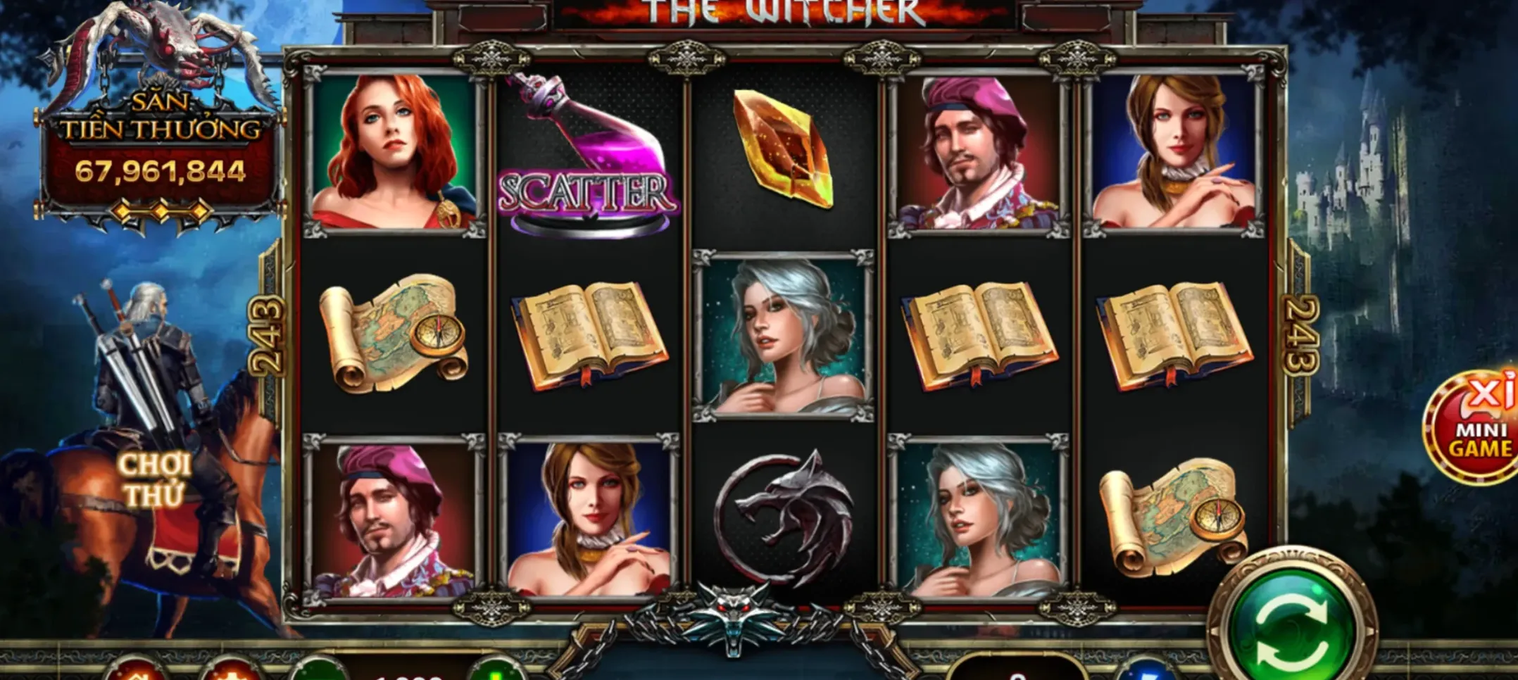 Nắm bắt rõ về luật chơi slot game The Witcher cho bản thân